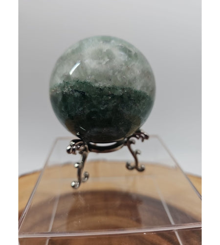 Green Strawberry Quartz 62mm .73lb W/stand