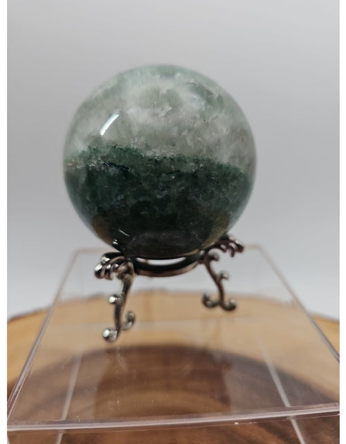 Load image into Gallery viewer, Green Strawberry Quartz 62mm .73lb W/stand
