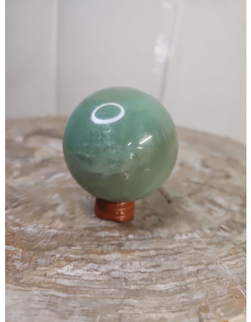 Load image into Gallery viewer, 426g Natural Quartz Crystal Jasper Sphere Ball Polished Healing W/Stand 67mm
