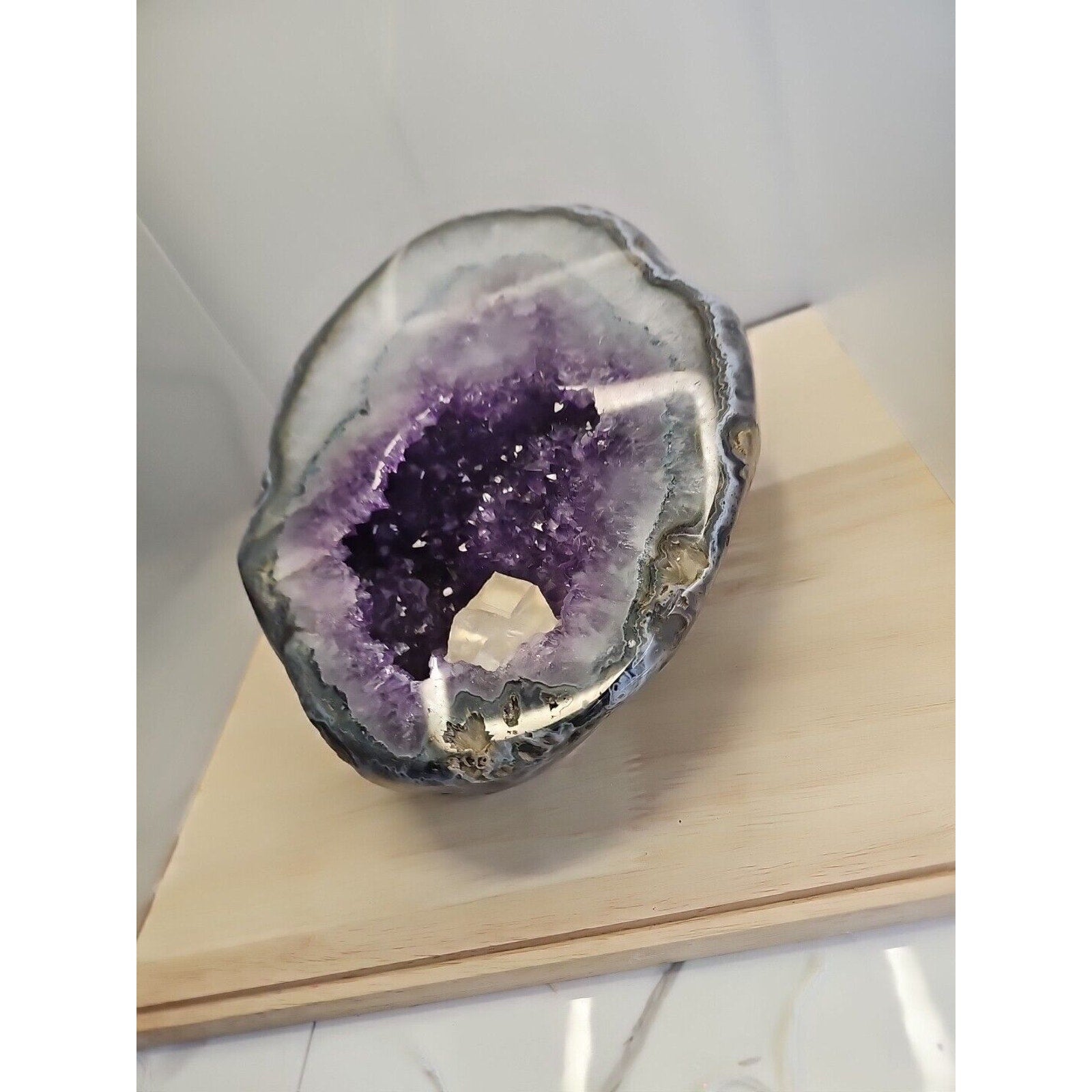 XLarge amethyst crystal cluster geode 10.5 Lbs