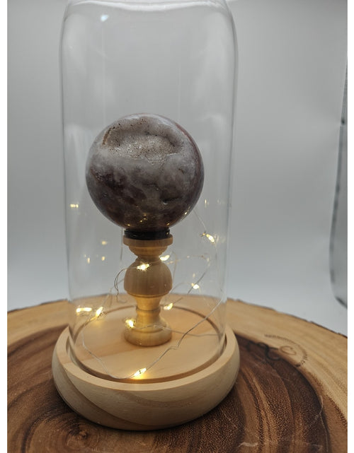 Load image into Gallery viewer, Druzy Ocean Jasper Sphere With Case 60mm
