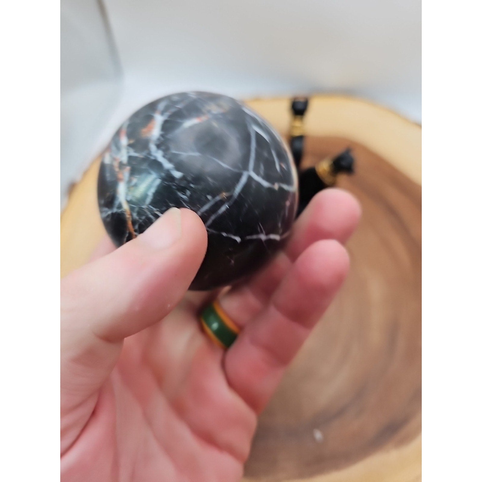 Ocean Jasper Sphere .79lbs W/Stand