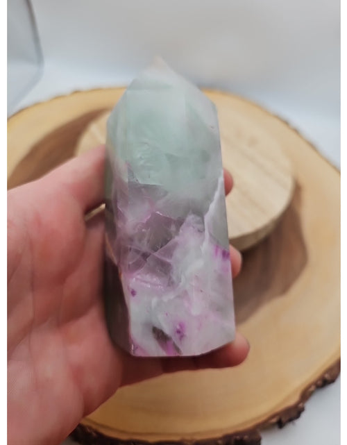 Load image into Gallery viewer, Fluorite Crystal Tower .92lbs
