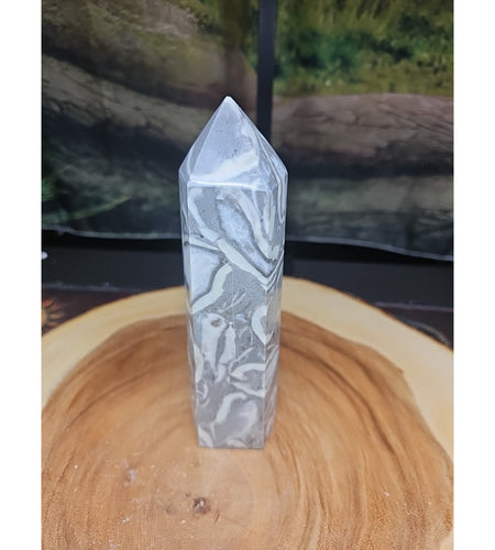 1000 Eye Jasper 1.76lb 7.5in Tall