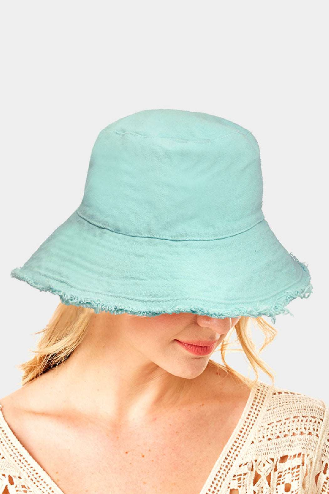 Frayed Edge Bucket Hat