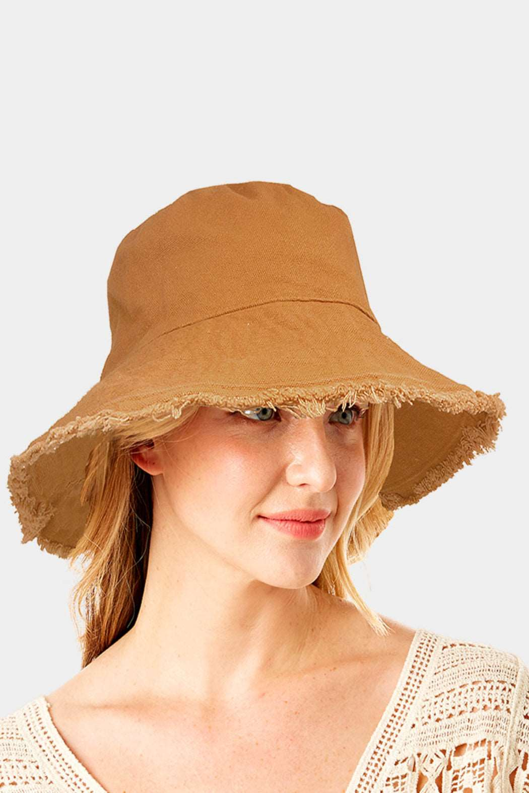 Frayed Edge Bucket Hat