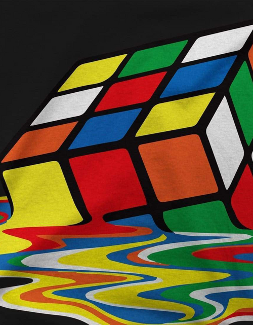 Load image into Gallery viewer, Rubick&#39;s Cube Melting, Sheldon Cooper&#39;s T-Shirt
