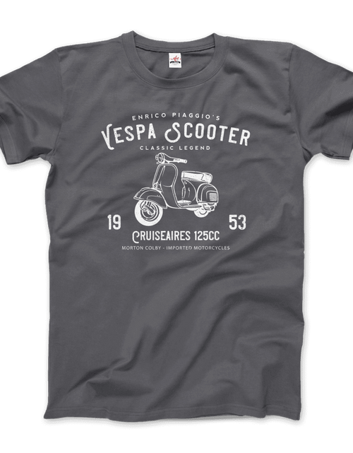 Load image into Gallery viewer, Vintage Piaggio Scooter 1953 125cc T-Shirt

