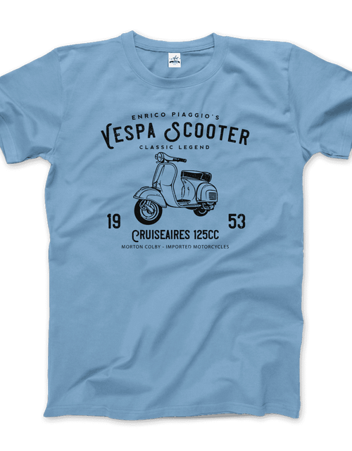 Load image into Gallery viewer, Vintage Piaggio Scooter 1953 125cc T-Shirt
