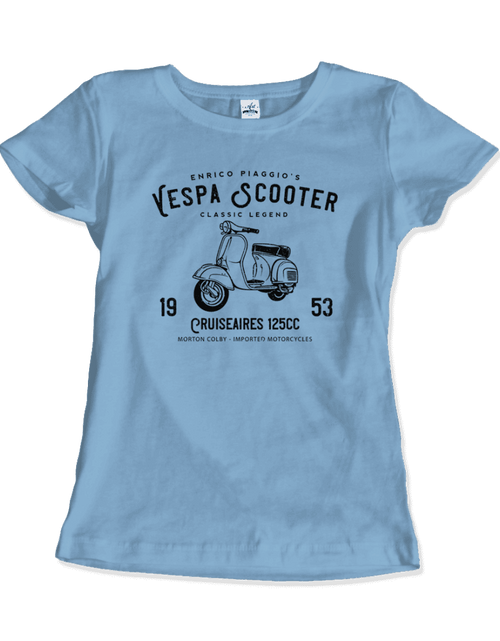 Load image into Gallery viewer, Vintage Piaggio Scooter 1953 125cc T-Shirt
