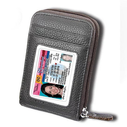 Load image into Gallery viewer, Zip Vault RFID Blocker Card Holder And Wallet
