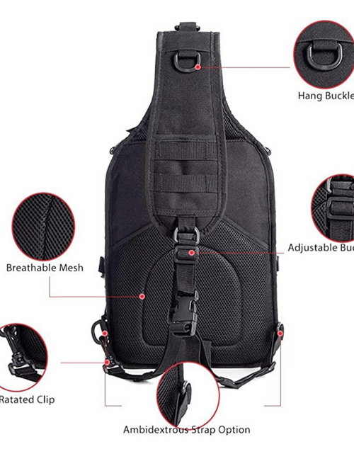 Load image into Gallery viewer, Tactical Medium Sling Range Bag
