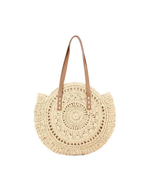 Load image into Gallery viewer, Summery Vibes All Natural Hand Made Handbag
