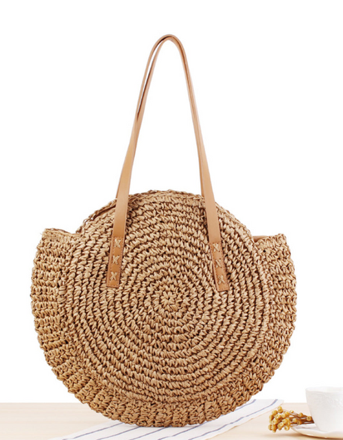 Load image into Gallery viewer, Summery Vibes All Natural Hand Made Handbag
