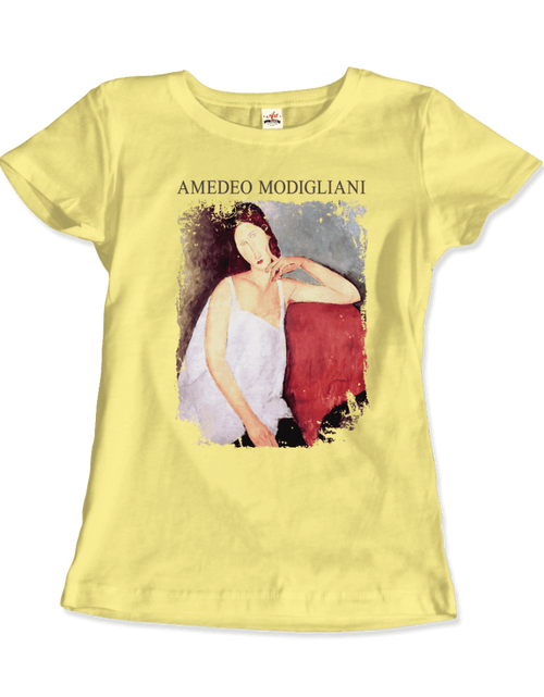 Load image into Gallery viewer, Modigliani - Portrait of Jeanne Hébuterne, 1919 Artwork T-Shirt
