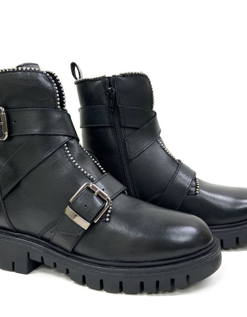Load image into Gallery viewer, Billie Studded Lug Sole Boot
