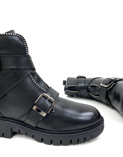 Load image into Gallery viewer, Billie Studded Lug Sole Boot
