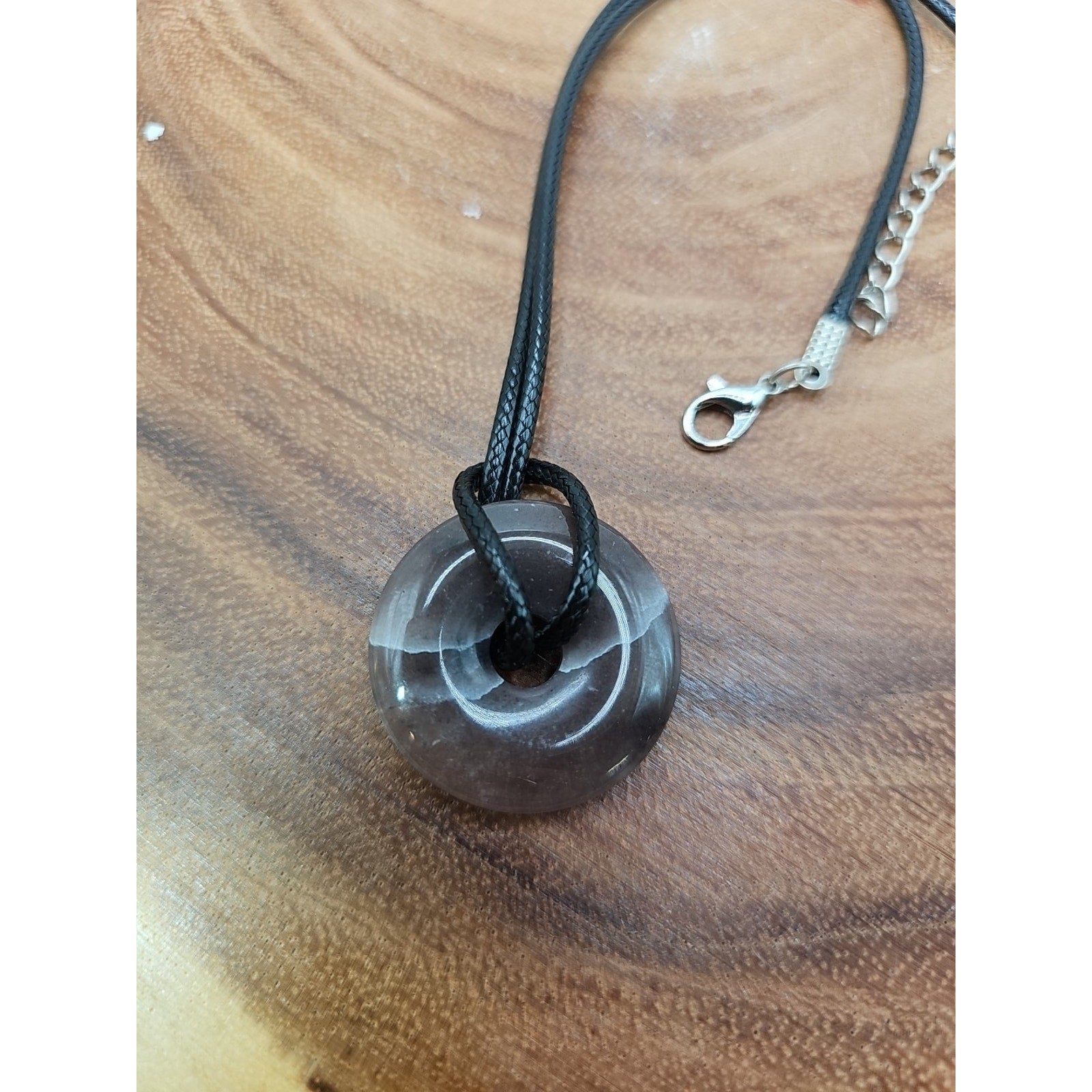 Lucky Pendant 16in Cord Necklace