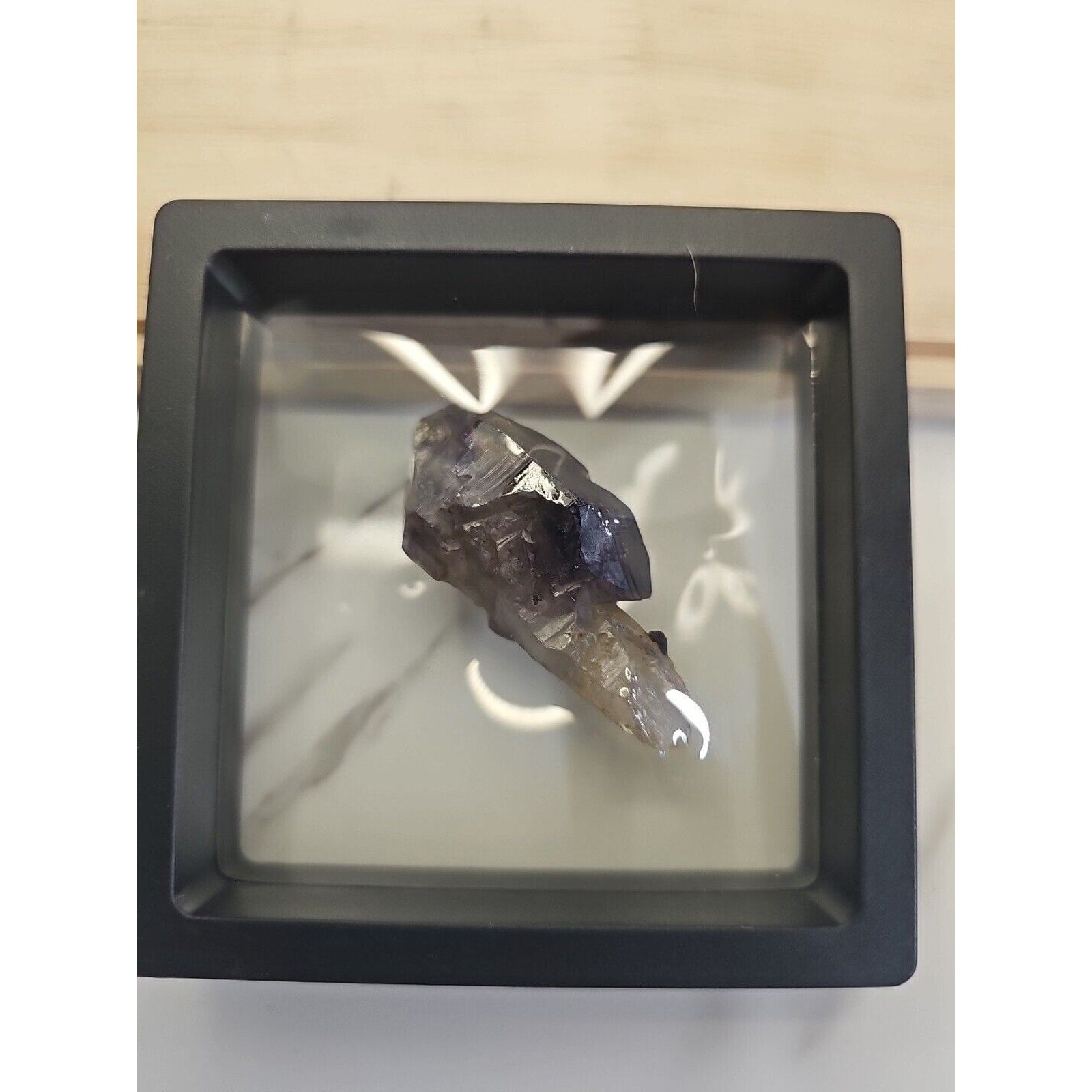 TOP ! GEM SMOKY SCEPTER AMETHYST CRYSTAL W/PHANTOM - FROM BRANDBERG,NAMIBIA