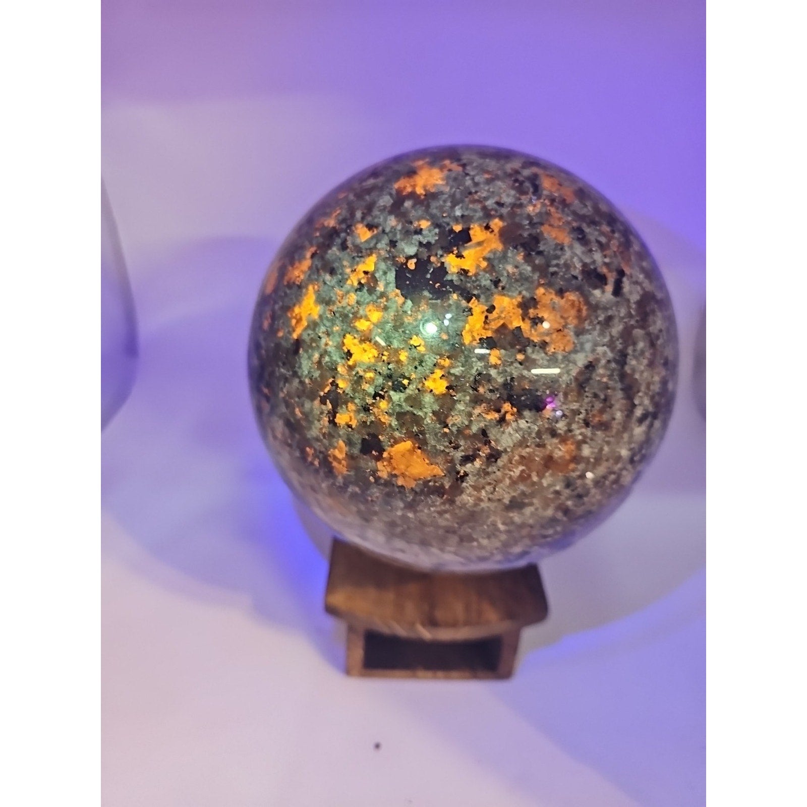 6.71LB Natural Volcano Quartz Sphere Crystal Ball Healing