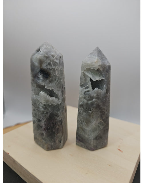 Load image into Gallery viewer, Fluorite Crystal Towers 1 Pair .56lb
