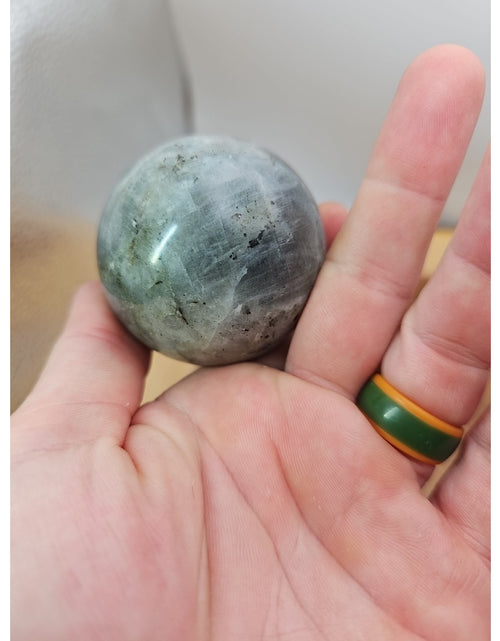Load image into Gallery viewer, Labradorite Sphere 223g W/stand
