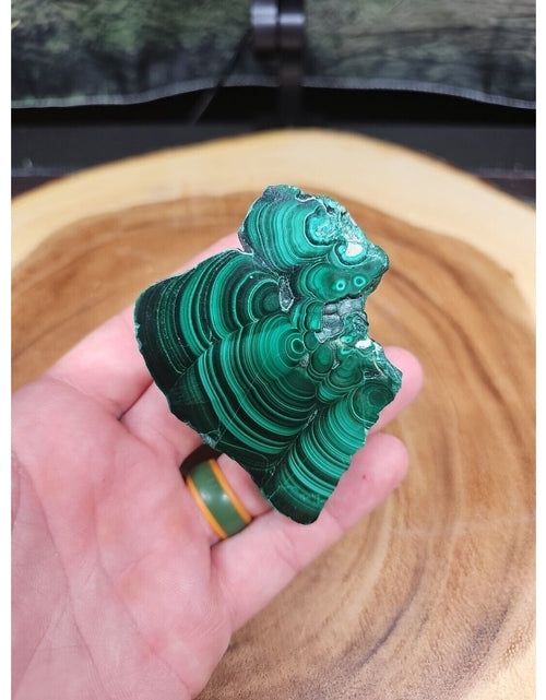 Load image into Gallery viewer, malachite Slice 4oz
