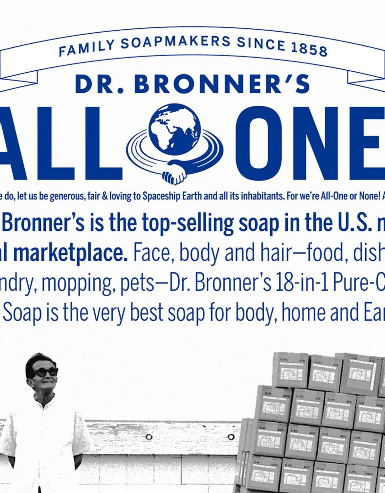 Dr. Bronner’s - Pure-Castile Liquid Soap (Baby Unscented, 16 Ounce) - Made with Organic Oils, 18-in-1 Uses: Face, Hair, Laundry & Dishes For Sensitive Skin & Babies, No Added Fragrance, Vegan, Non-GMO 16 Fl Oz (Pack of 1)