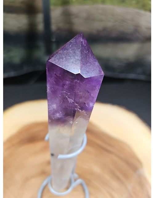 Load image into Gallery viewer, 148G Natural Dream Amethyst Quartz Crystal Wand Point Realistic Healing
