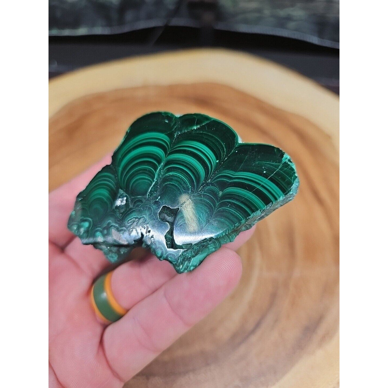 malachite Slice 4oz