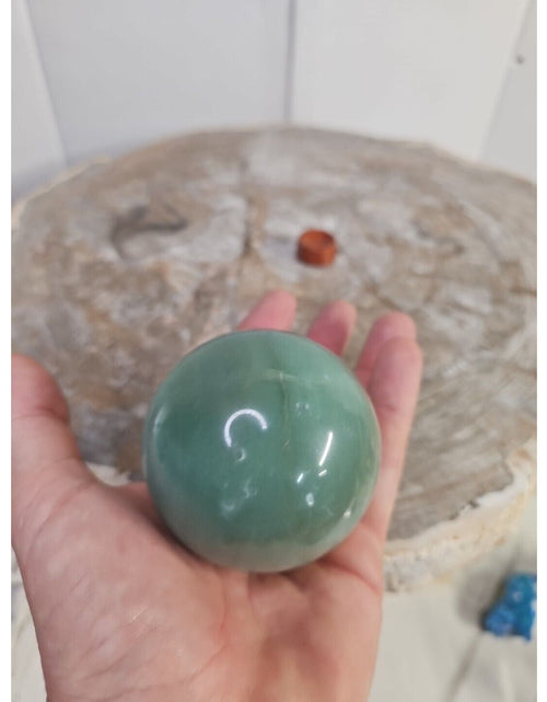 Load image into Gallery viewer, 426g Natural Quartz Crystal Jasper Sphere Ball Polished Healing W/Stand 67mm
