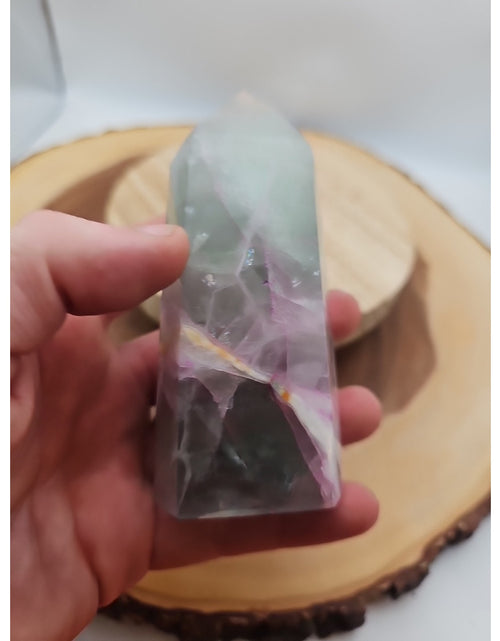 Load image into Gallery viewer, Fluorite Crystal Tower .92lbs
