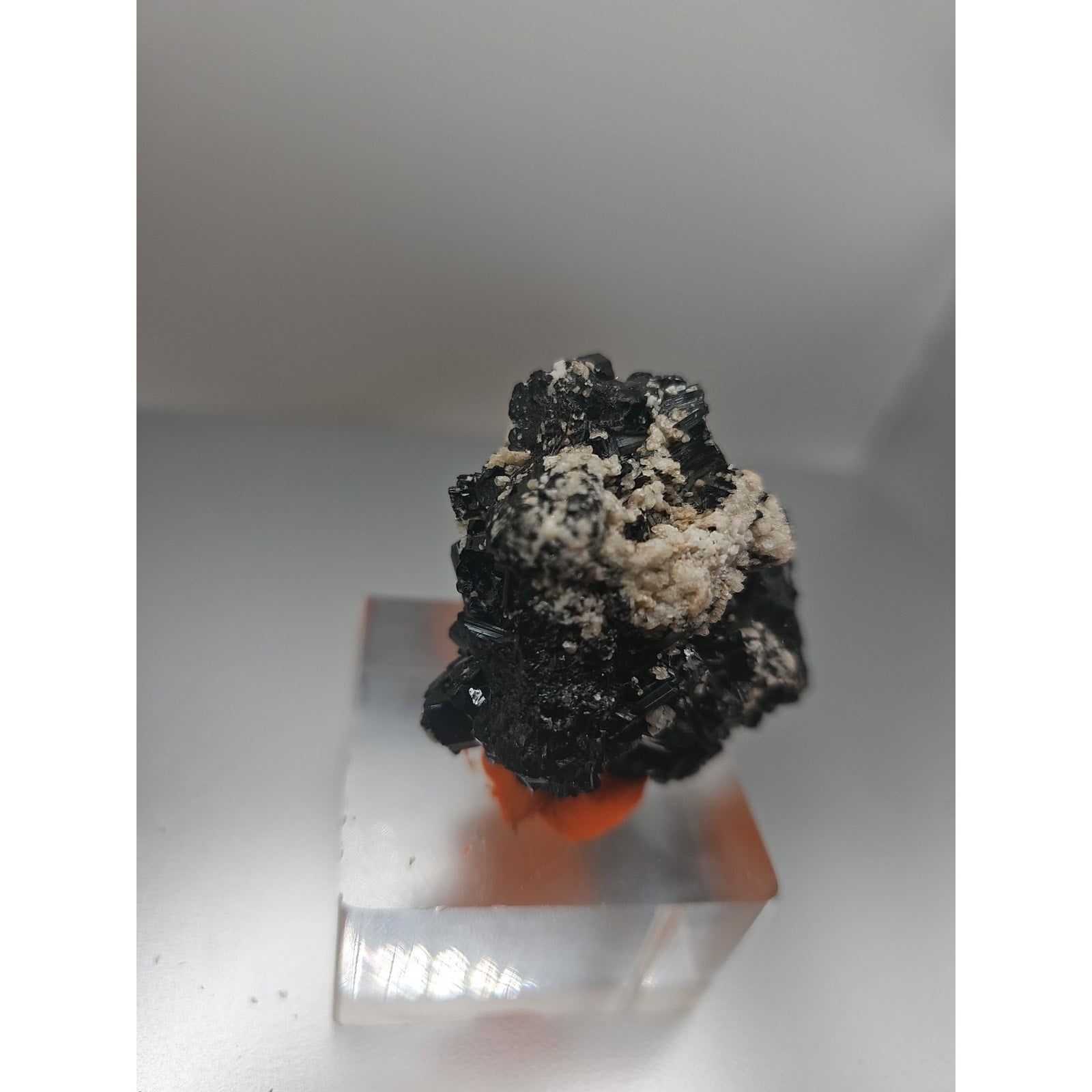 Black Tourmaline Crystal Specimen Rough Raw From Afghanistan 83grams
