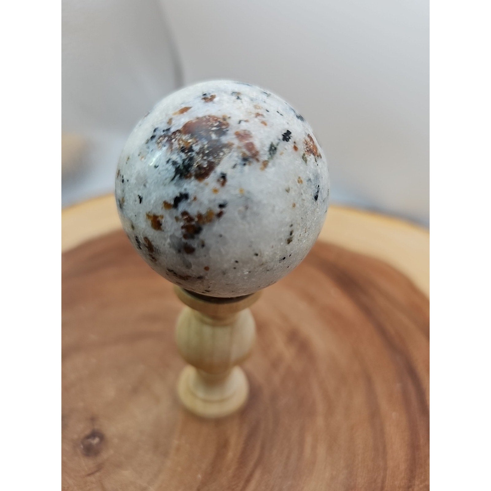 Ocean Jasper Sphere W/Stand 204g