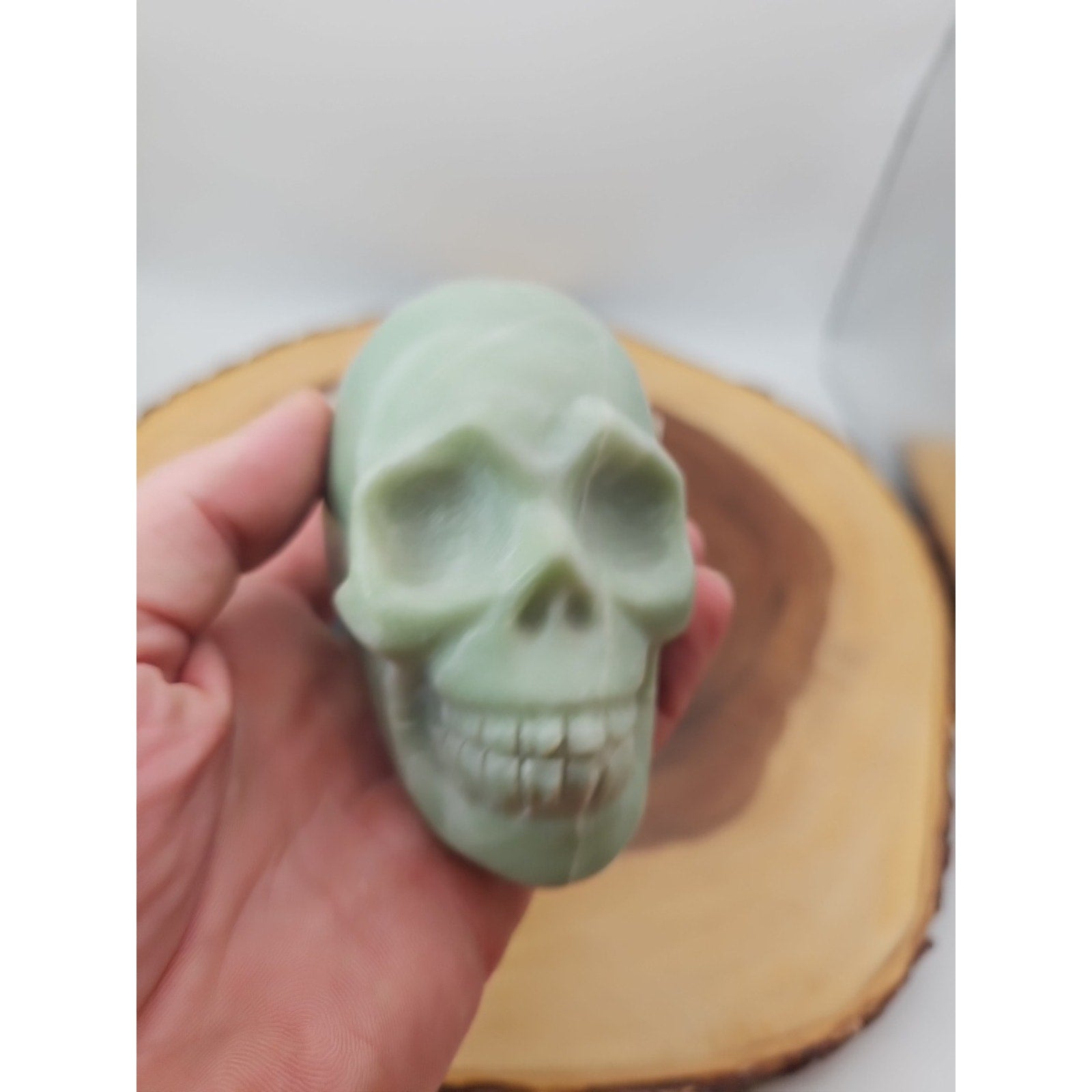 Natural Jasper Calcite Skulls Crystal Carving Mixed Stones Healing .89lbs