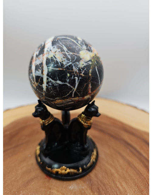 Load image into Gallery viewer, Ocean Jasper Sphere .79lbs W/Stand
