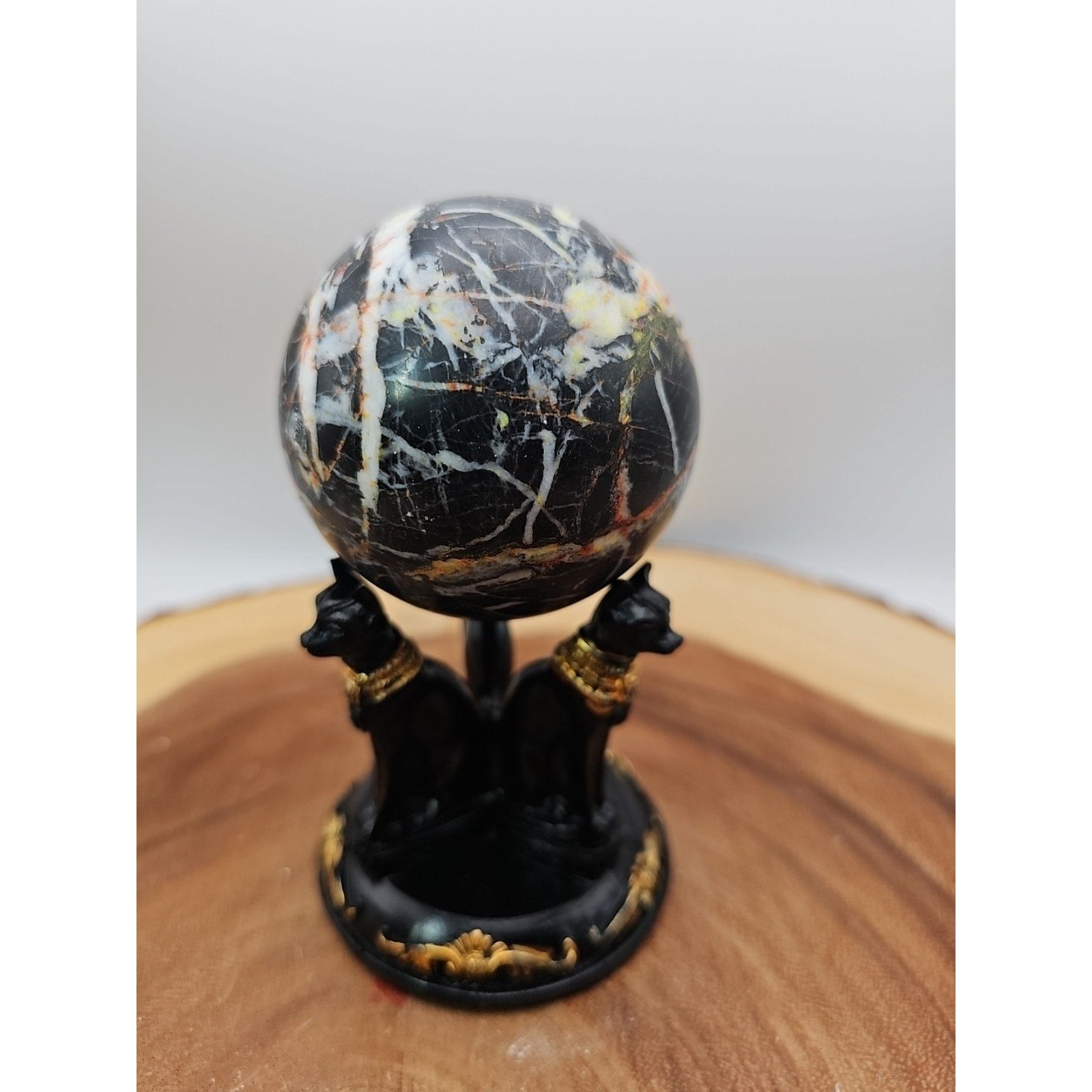 Ocean Jasper Sphere .79lbs W/Stand
