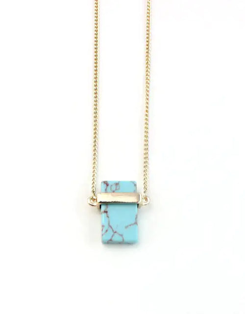 Load image into Gallery viewer, Natural Marble Stone Necklace
