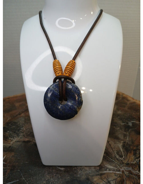 Load image into Gallery viewer, Lapis Lazuli Necklace Handemade
