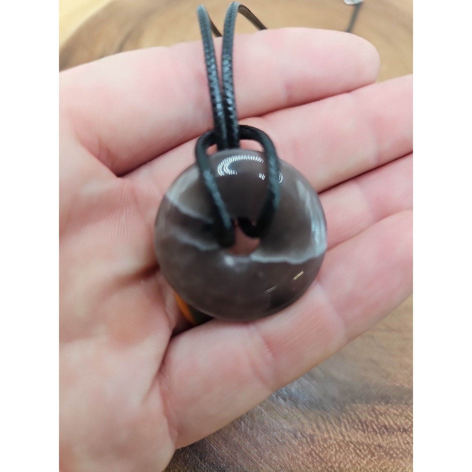 Lucky Pendant 16in Cord Necklace
