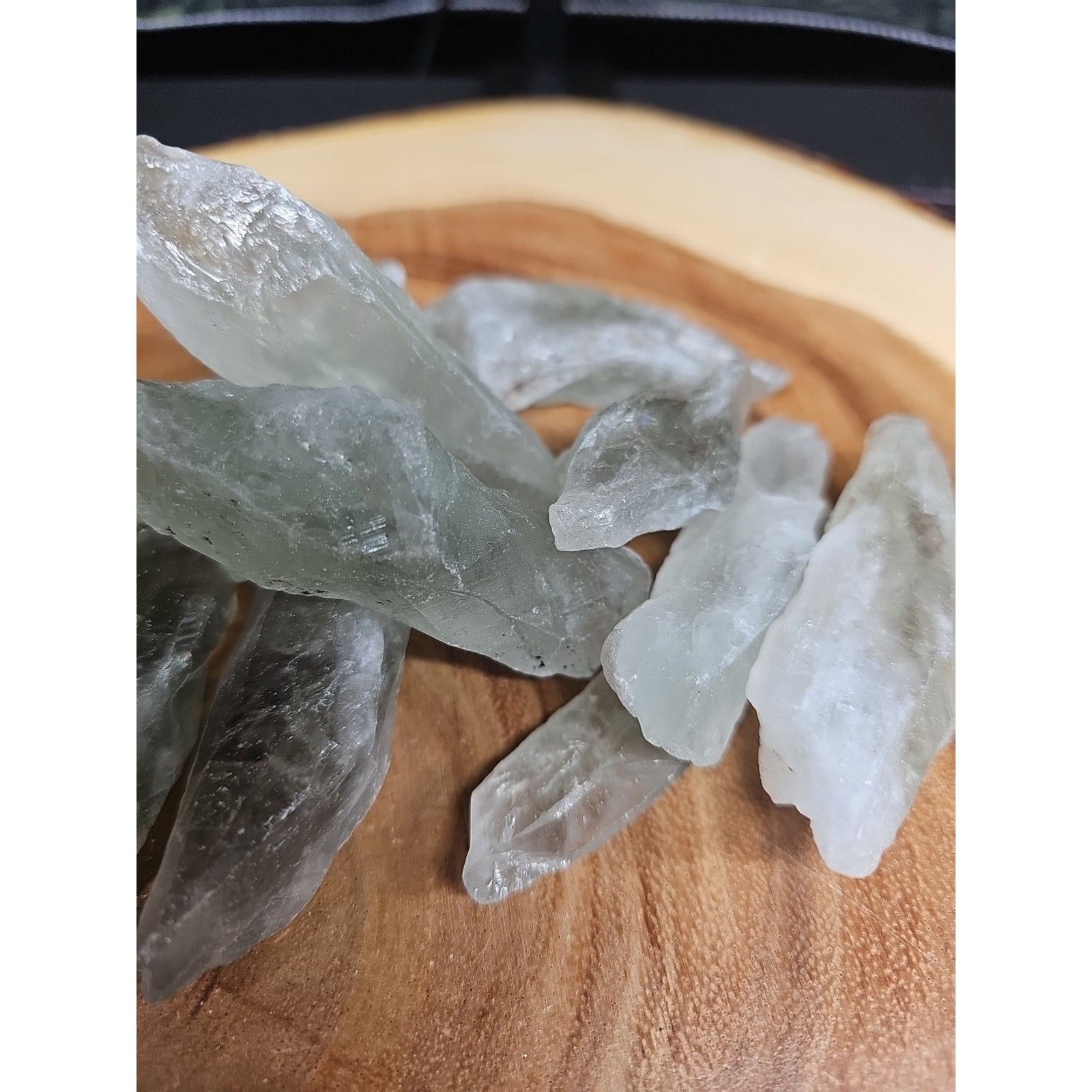 Wholesale Lot 1 Lb Prasiolite Green Amethyst Raw Crystal Healing Energy