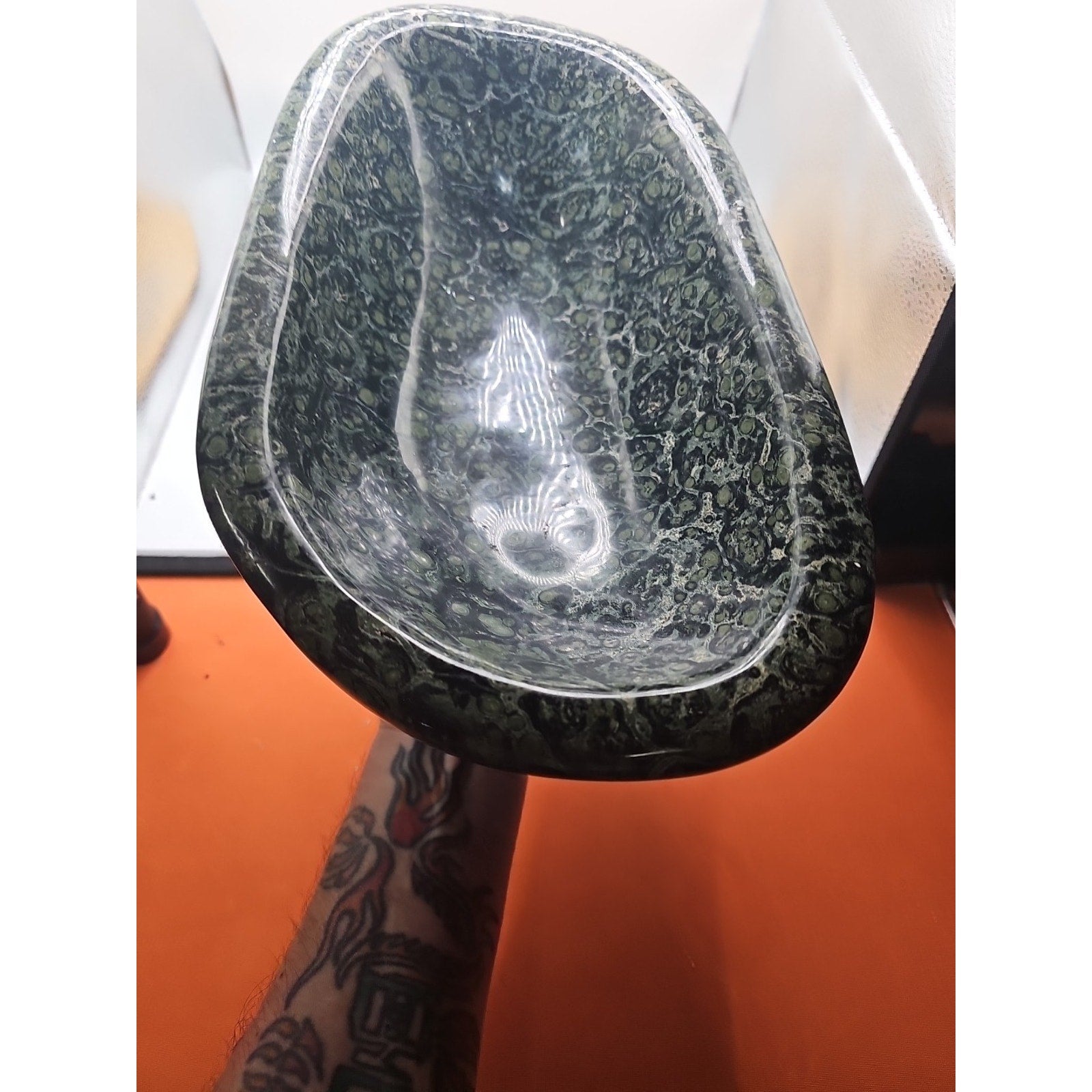 14LB Natural Kambaba Jasper Quartz Crystal  Bowl