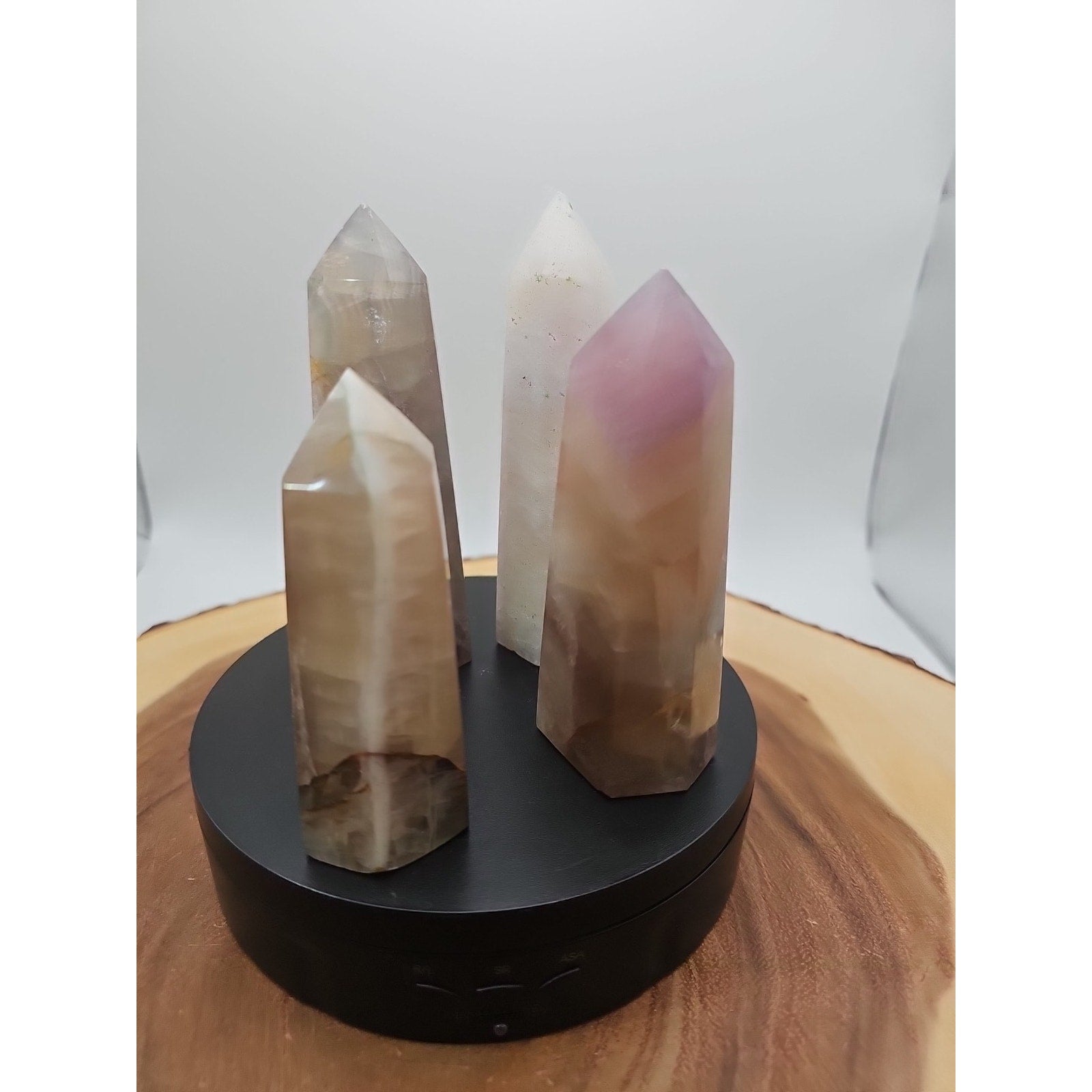 Fluorite crystals Set Of 4,2.52lbs