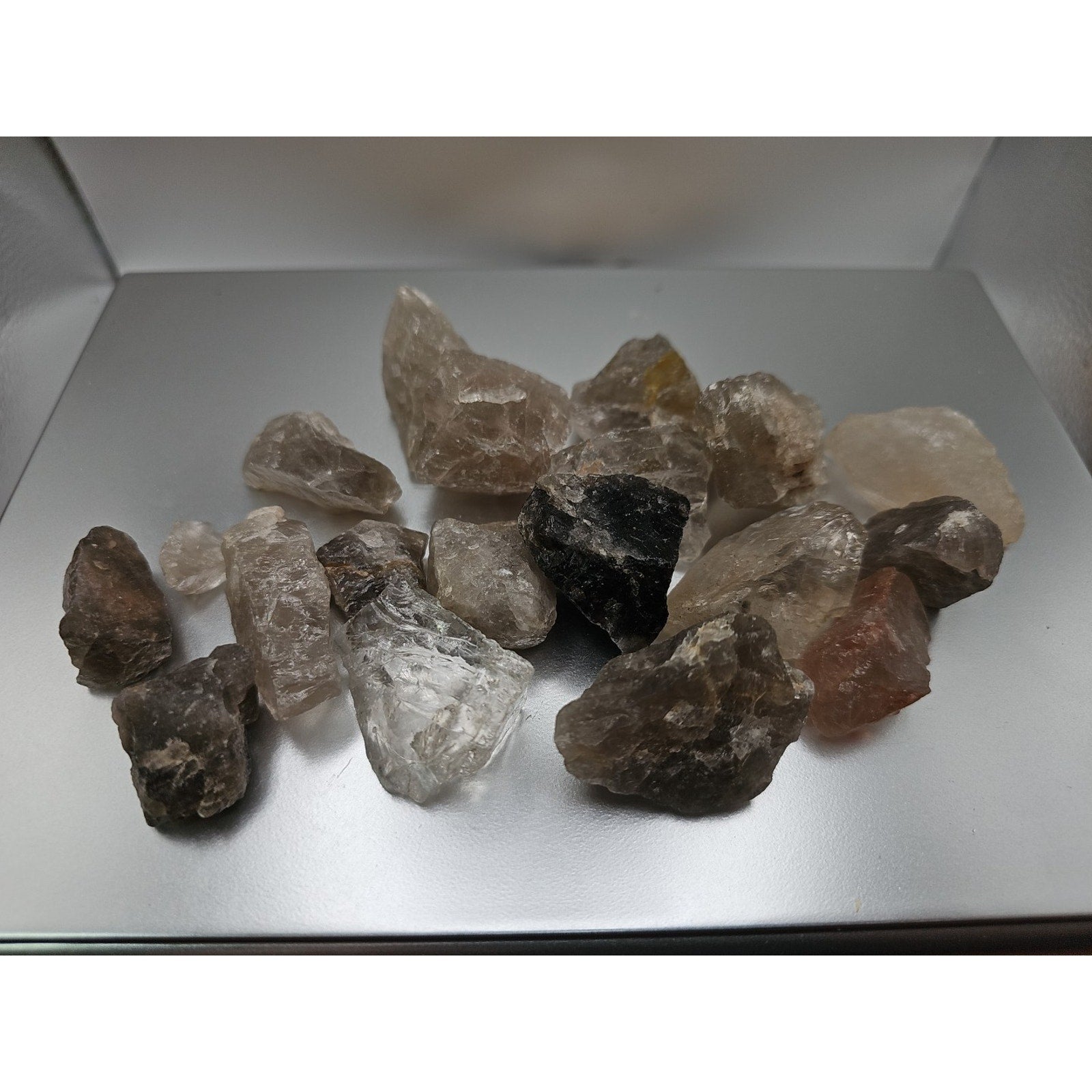 Smoky Quartz Mix 19pcs