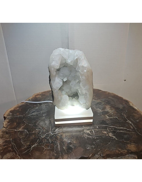 Load image into Gallery viewer, 2.7LB Natural white calcite Quartz Crystal Cluster mineral Specimen Healing
