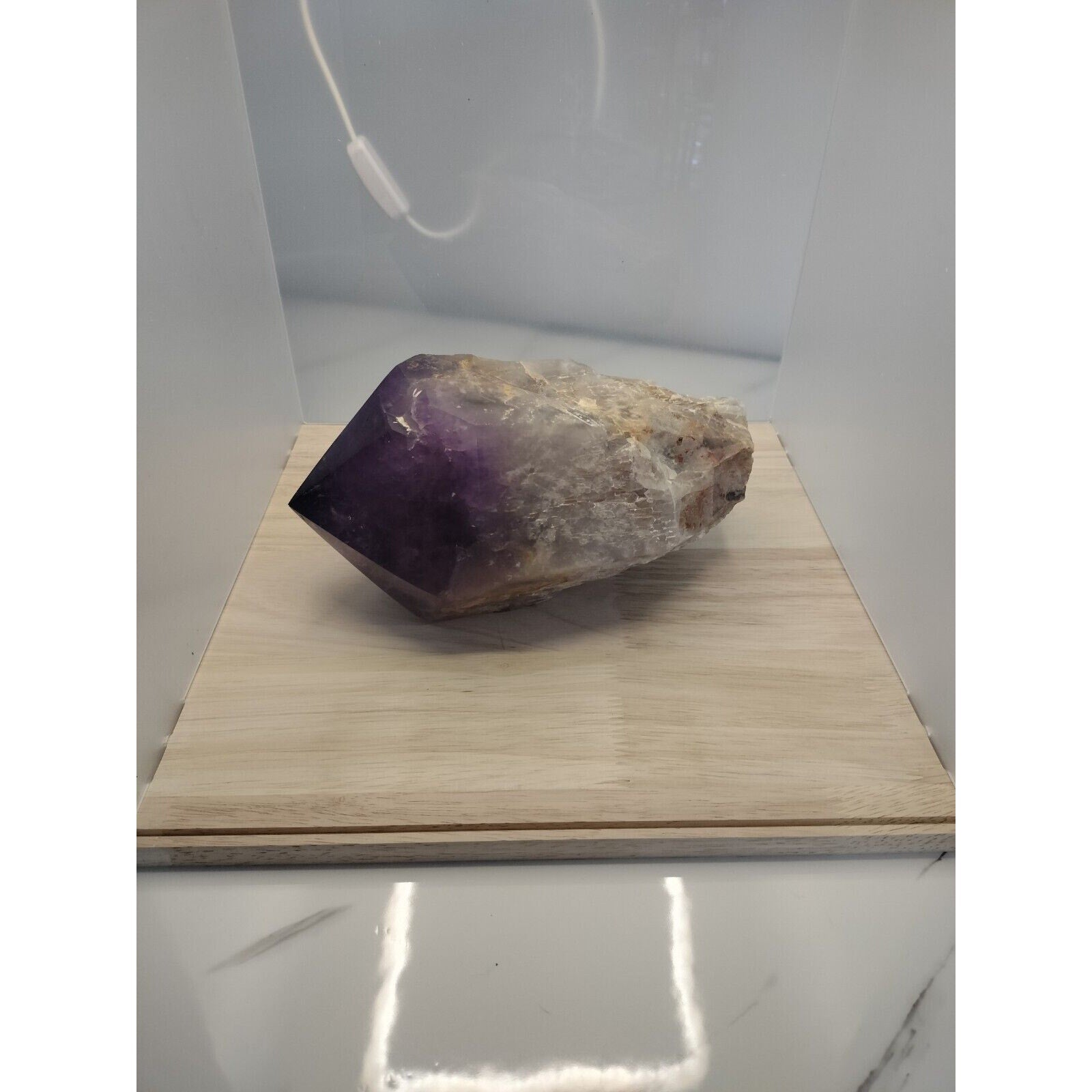 7.27 Lb Large Natural Amethyst Quartz Crystal Point Rough Specimen Healing