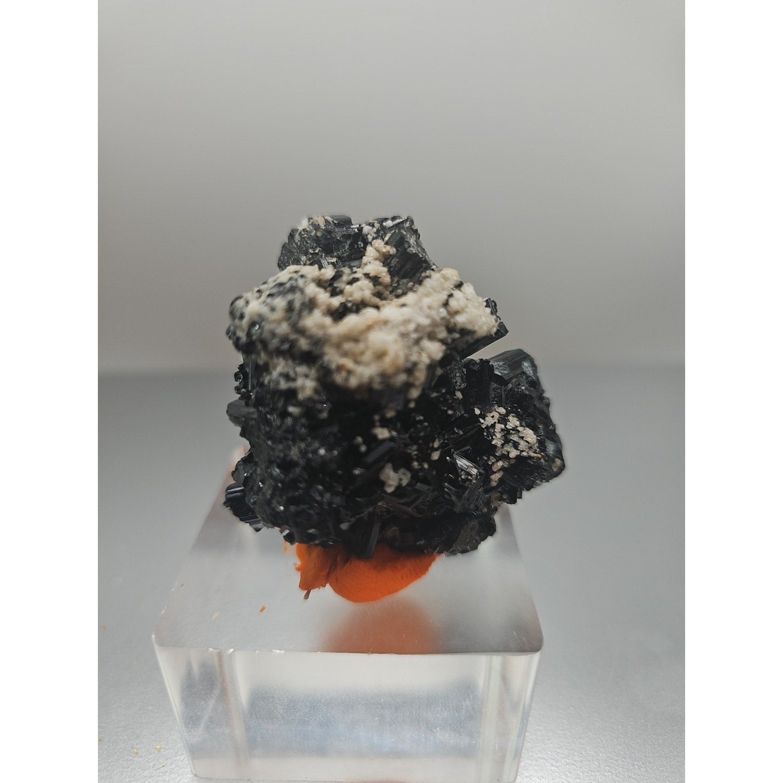Black Tourmaline Crystal Specimen Rough Raw From Afghanistan 83grams
