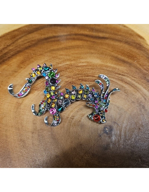 Load image into Gallery viewer, Chinese Dragon Brooch Pin
