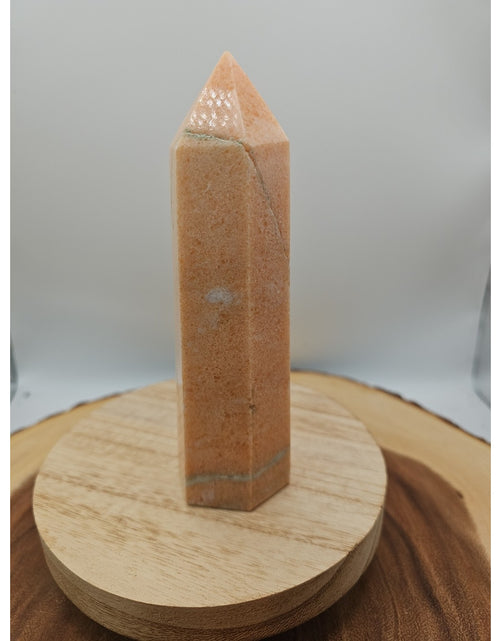 Load image into Gallery viewer, Sunstone Tower 427grams 6in Tall
