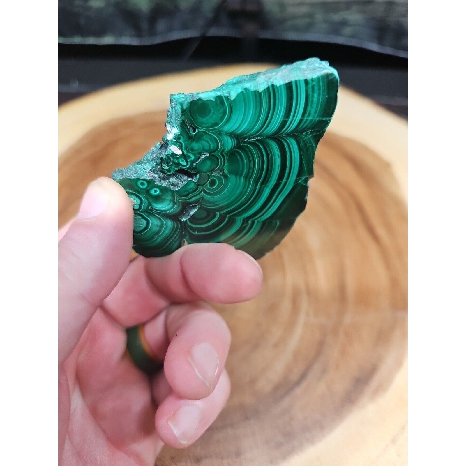 malachite Slice 4oz